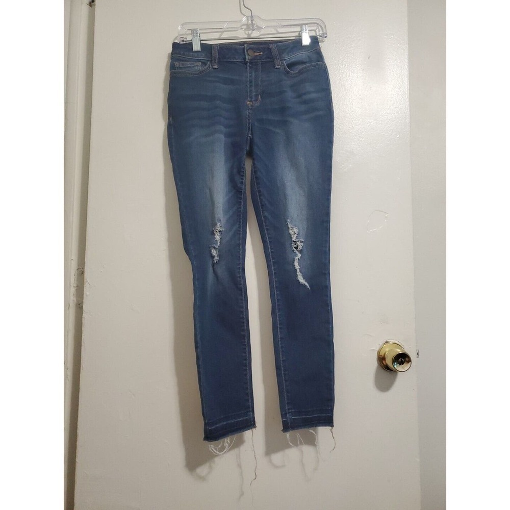 A New Approach A.N.A Pants Womens Mid Rise Stretch Blue Jegging Jeans Size 2